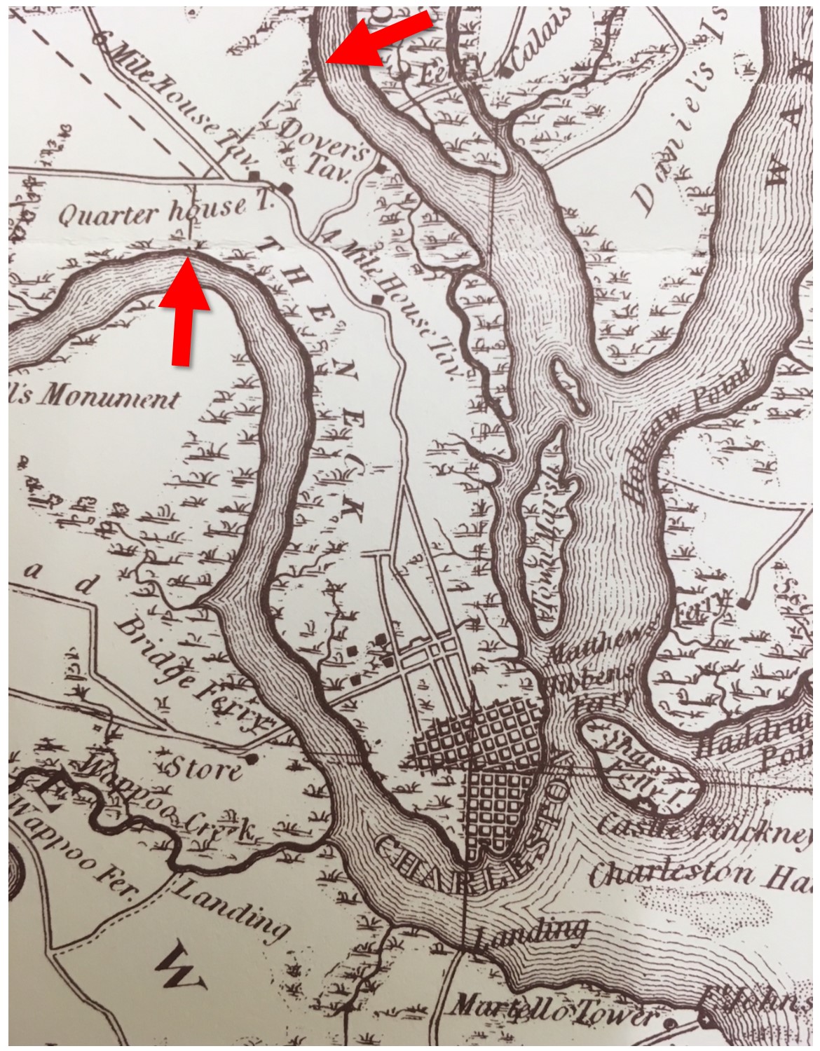 Squeezing Charleston Neck, from 1783 to the Present