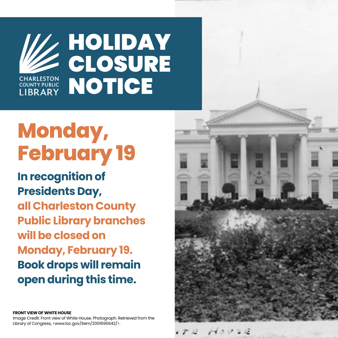 CCPL closed on Presidents Day 