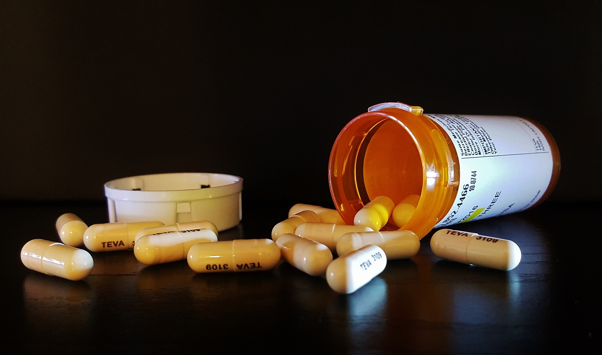 Pills, pill bottle, opioids