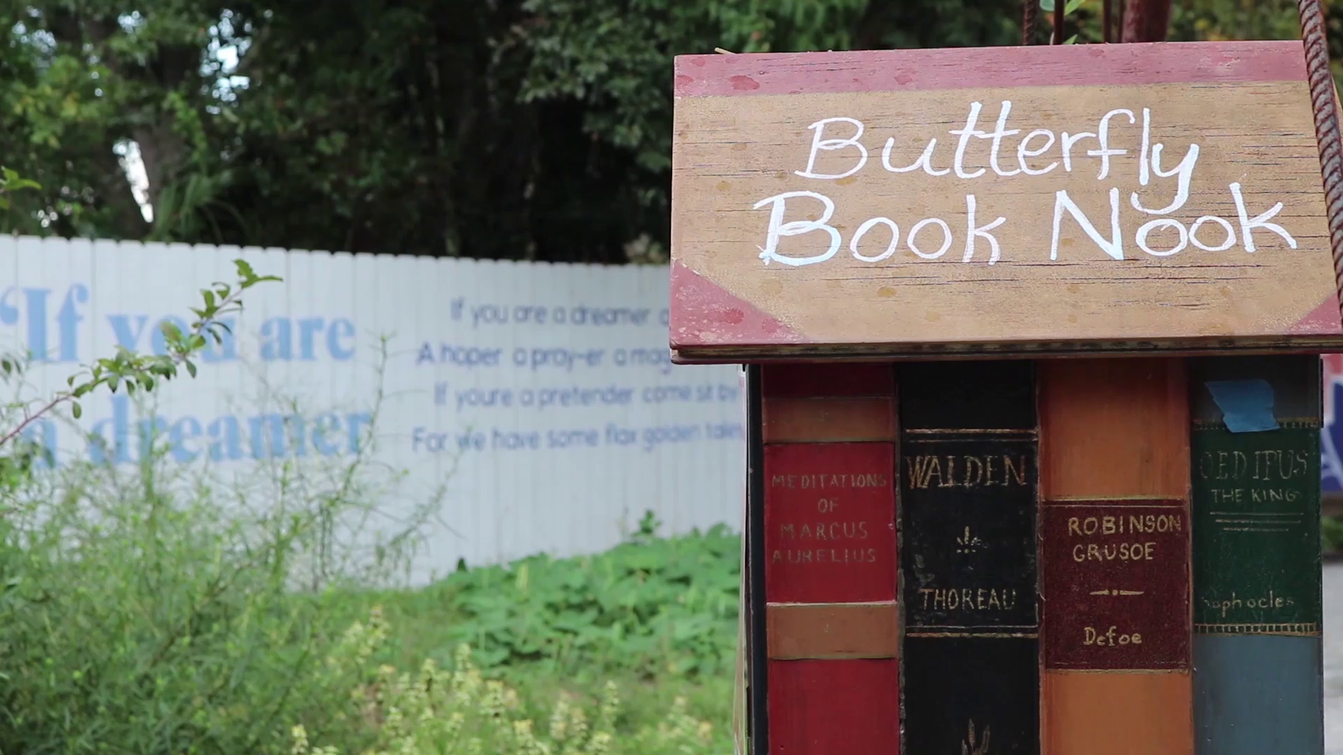 Butterfly Book Nook