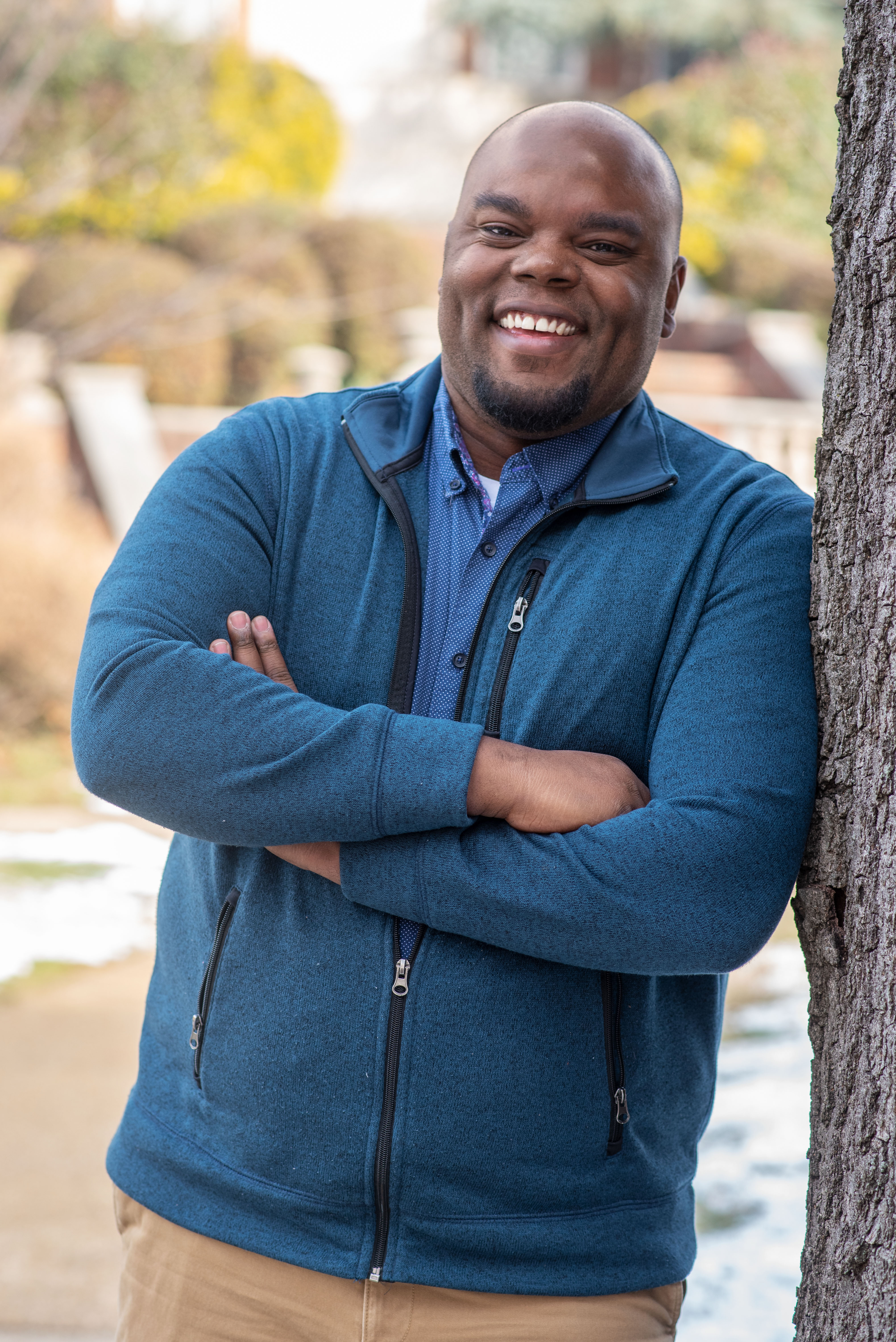 A photo of author Kwame Mbalia.