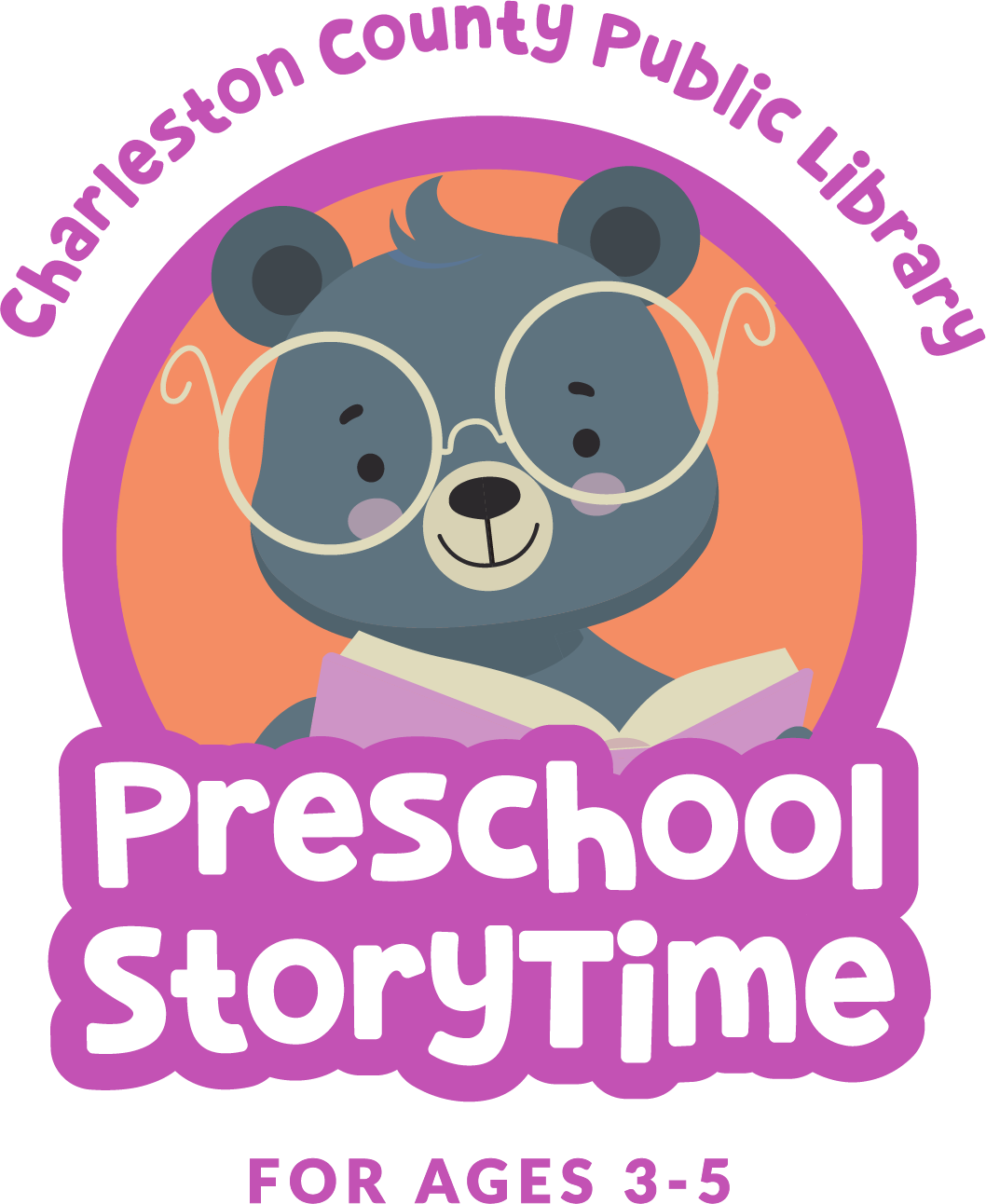 Bear Storytime Bear Badge