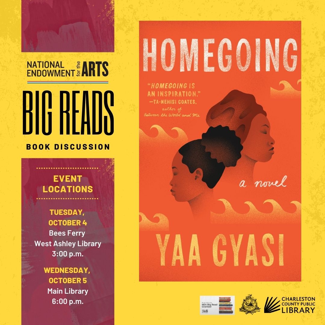 CCPL Hosting Book Club Programs Tied to MOJA Arts Festival’s NEA Big Read Campaign