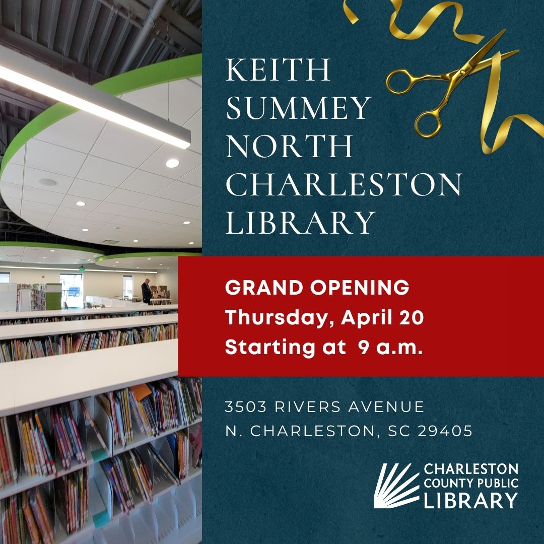 New Keith Summey North Charleston Library to Open on April 20!