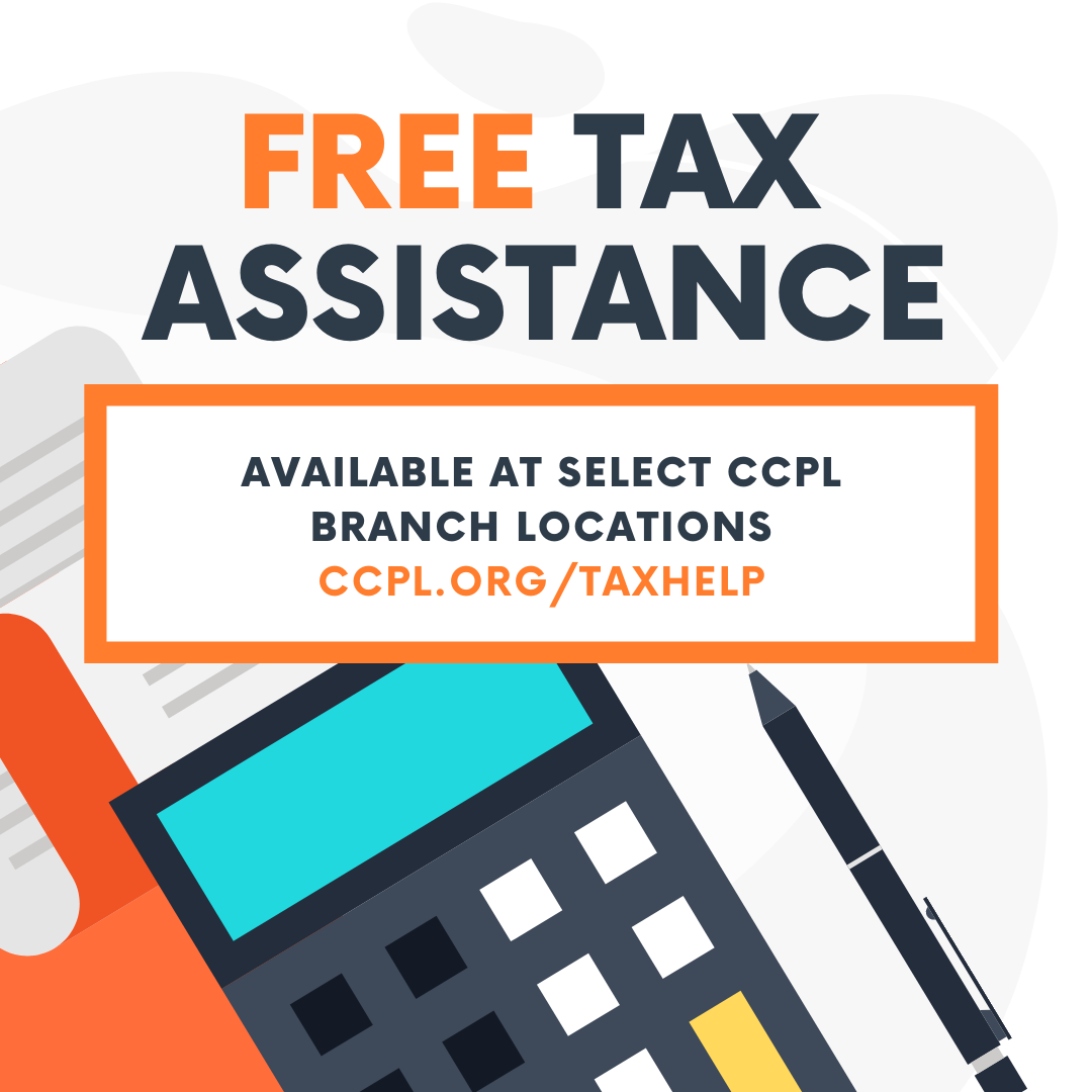 CCPL offers free tax assistance at several library locations