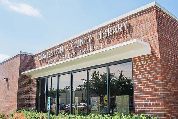 Exterior of the West Ashley Library