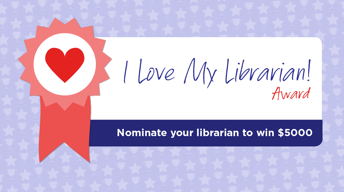 Nominate your favorite CCPL librarian for the I Love My Librarian Award