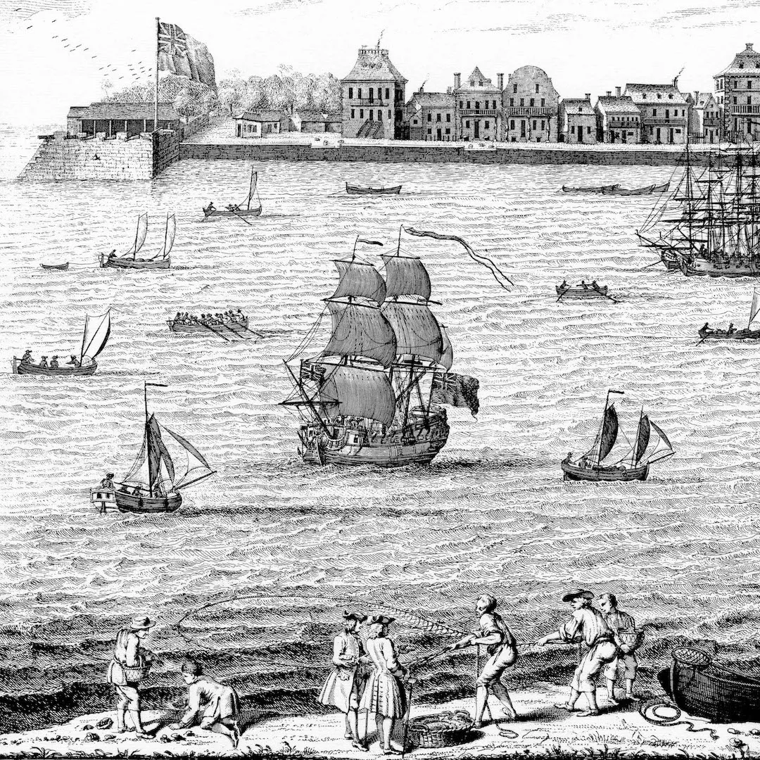 1739 Exact Prospect of Charle Town detail 