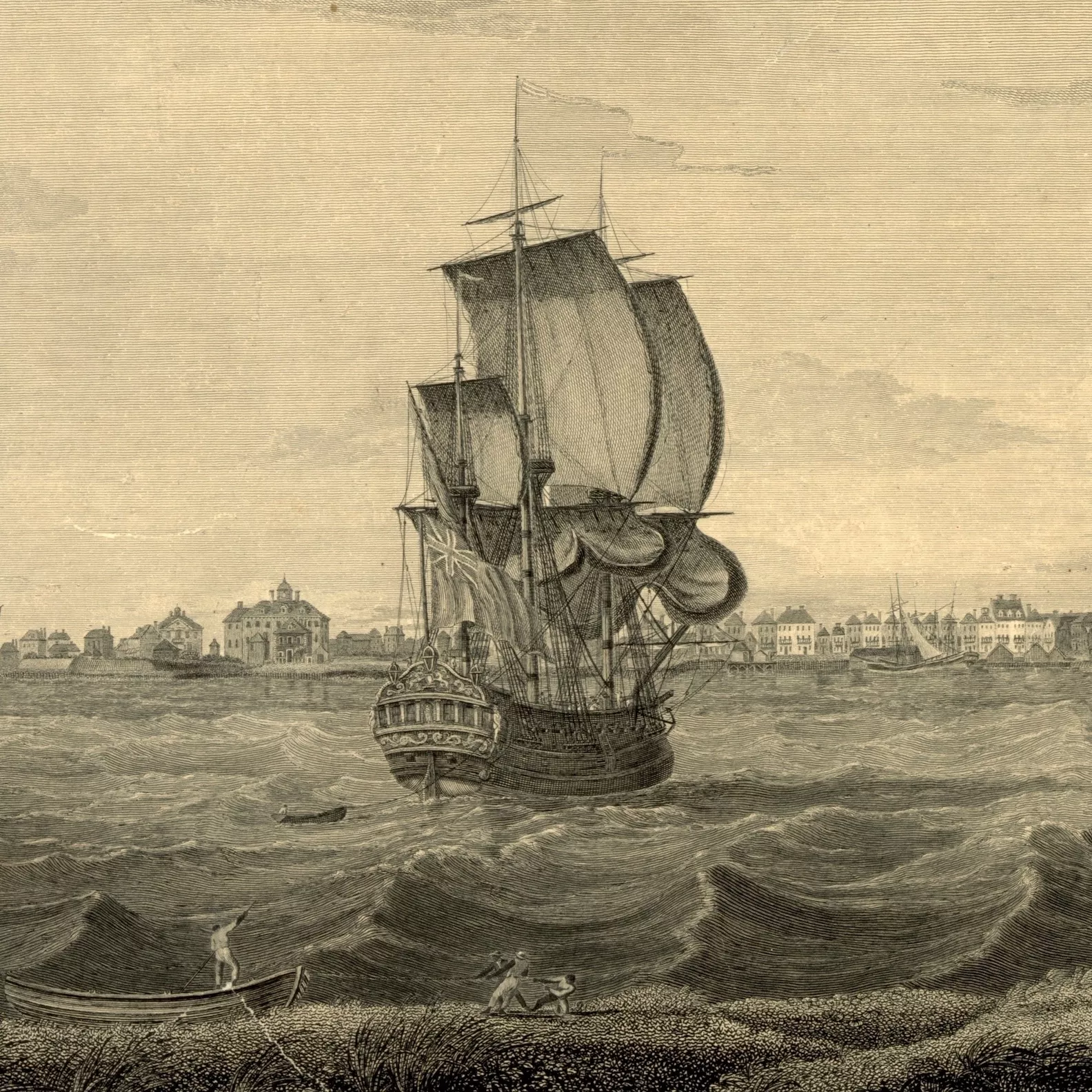 Warship_detail_from_1774_View_of_Charles_Town_Leitch-Smith_Library_of_Congress