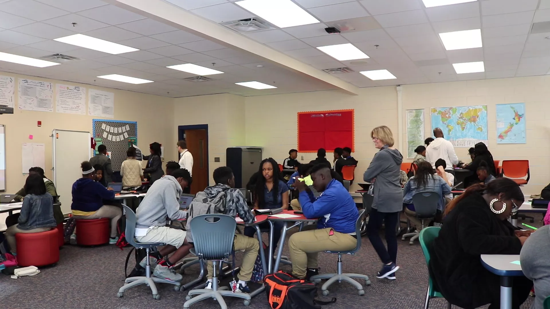 Burke High classroom