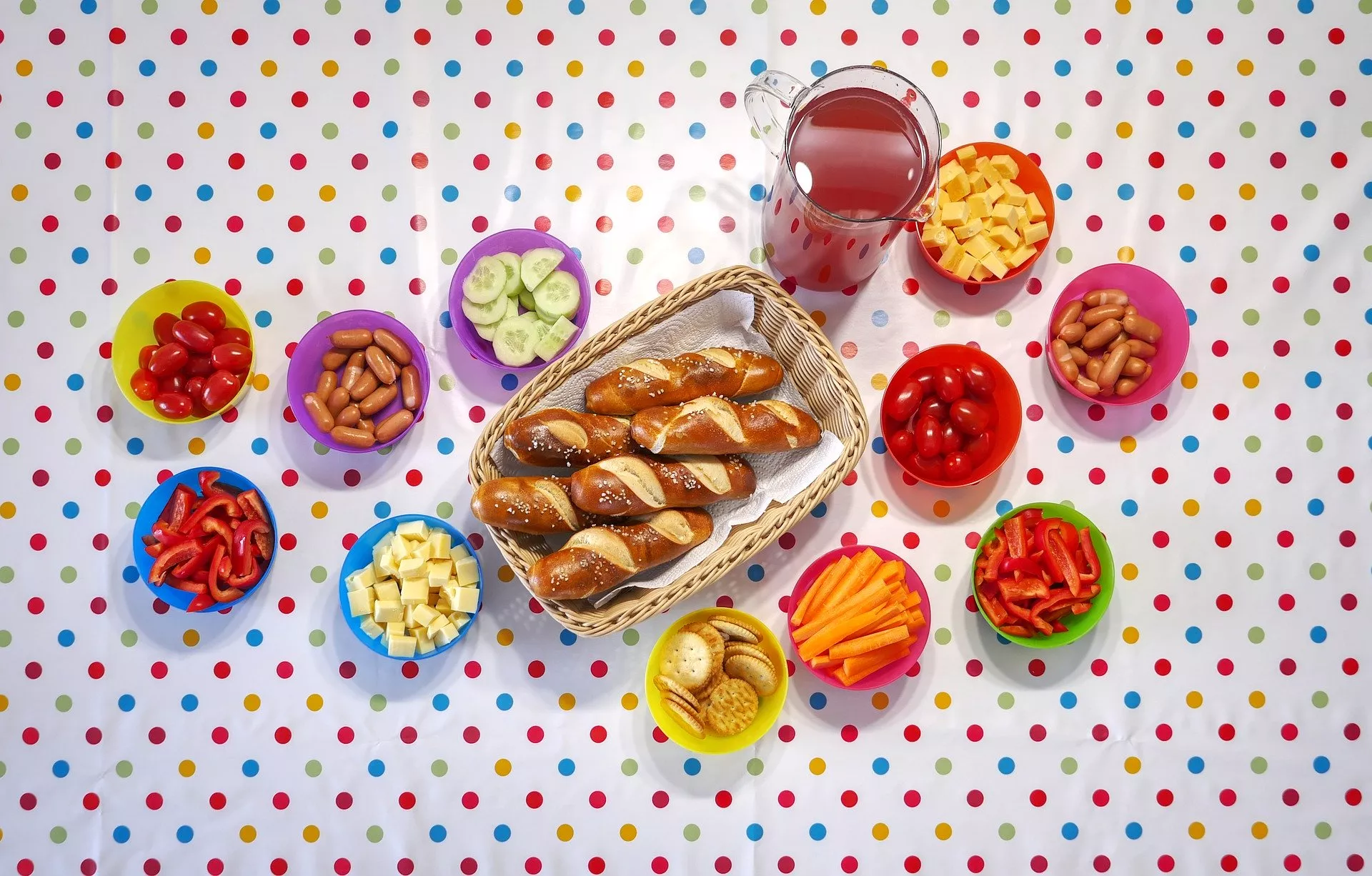 snacks treat food vegetables