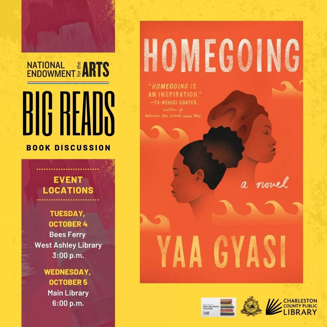 CCPL hosting book club programs tied to MOJA Arts Festival's NEA Big Read campaign