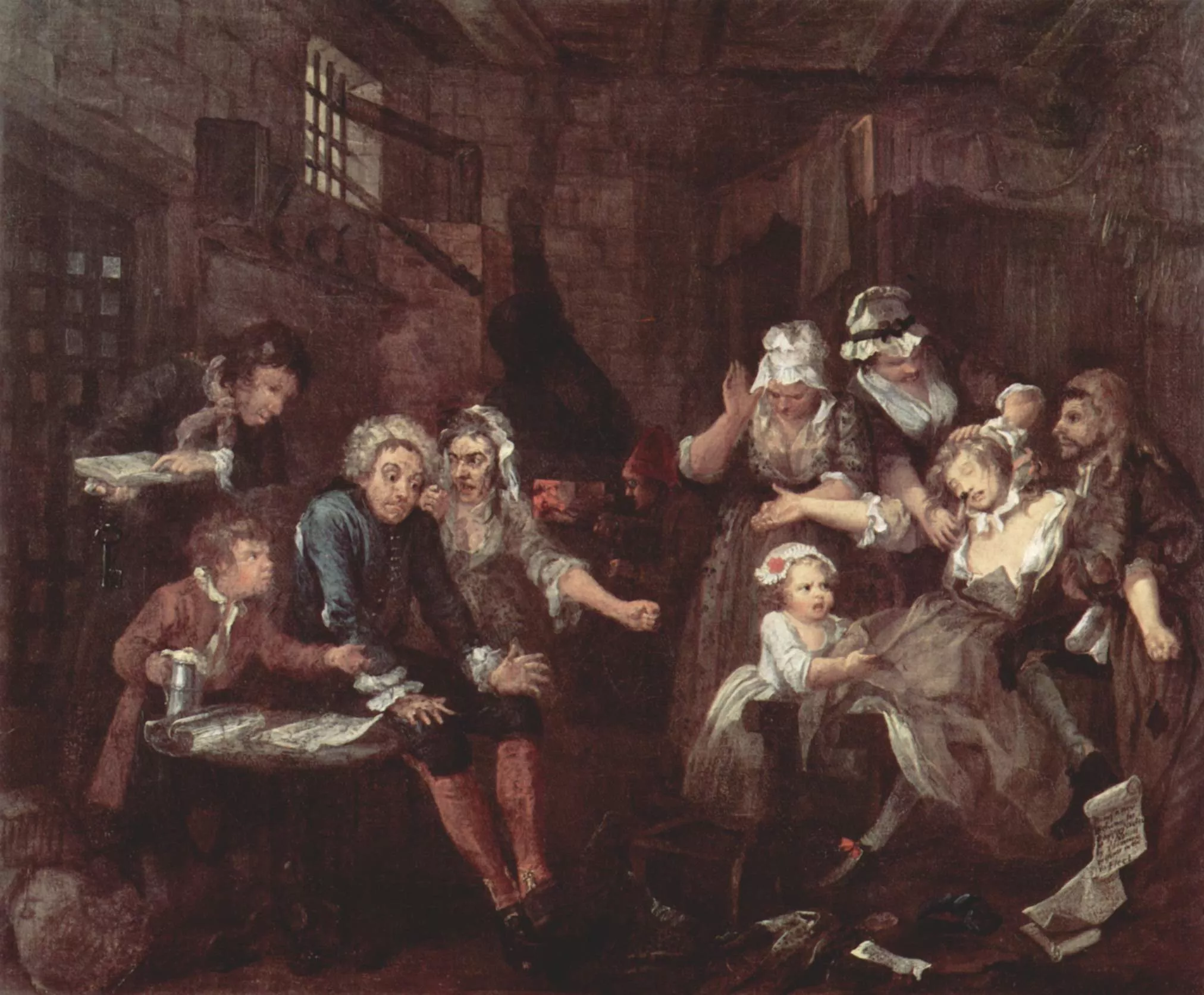 William Hogarth's "The Prison Scene"