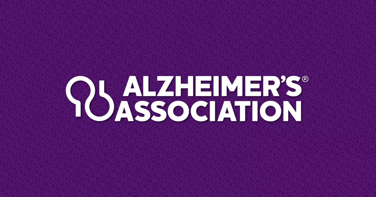 Logo for the Alzheimer's Association 