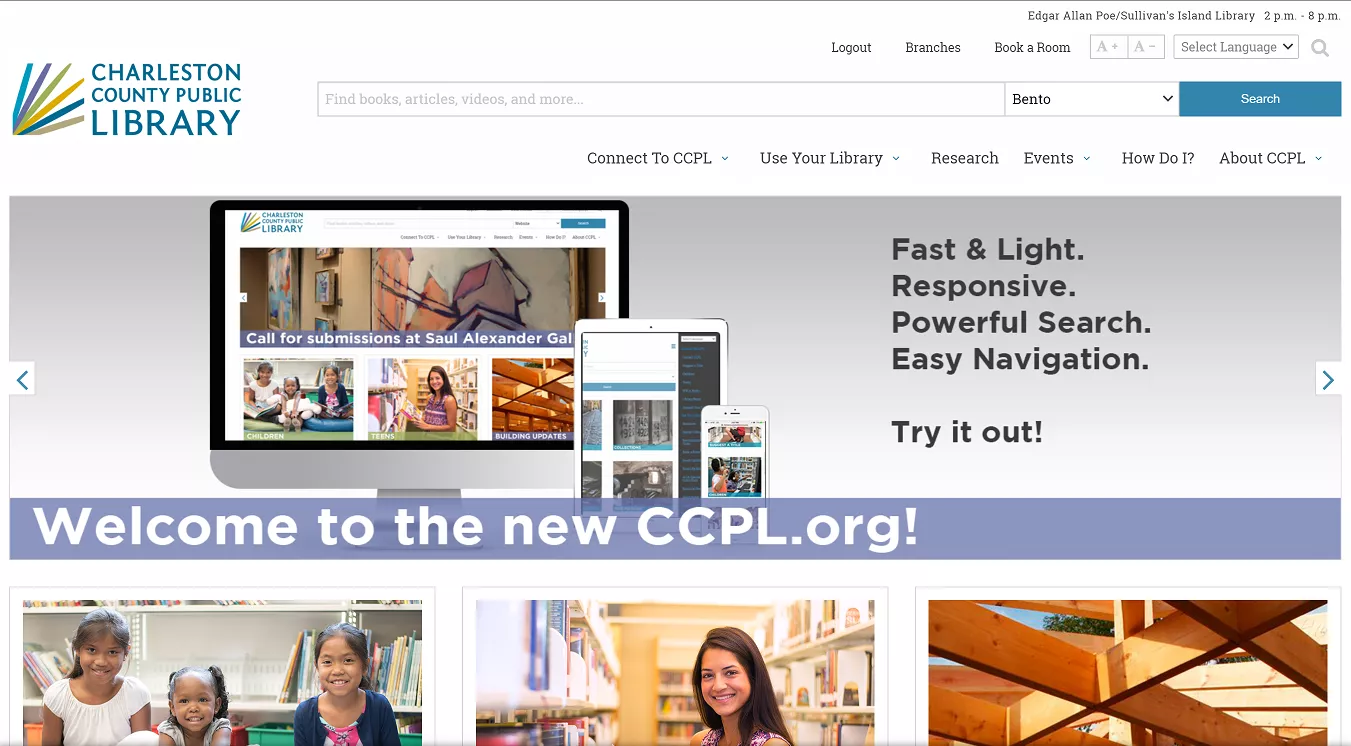 new website