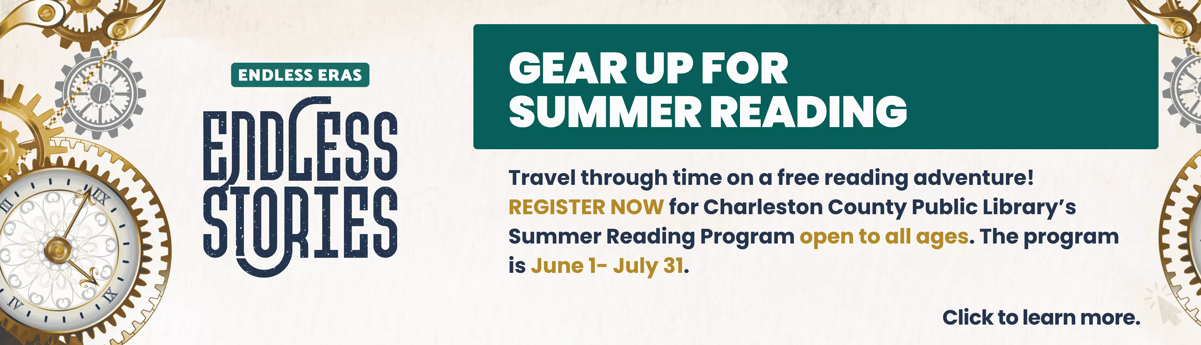 Register Now for the Summer Reading Program 