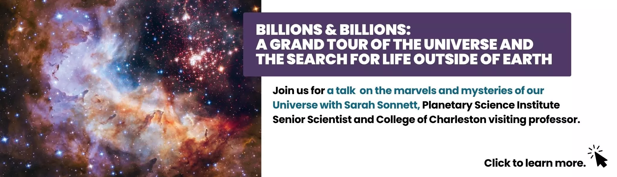 Billions &amp; Billions:  A Grand Tour of the Universe and  the Search for Life Outside of Earth